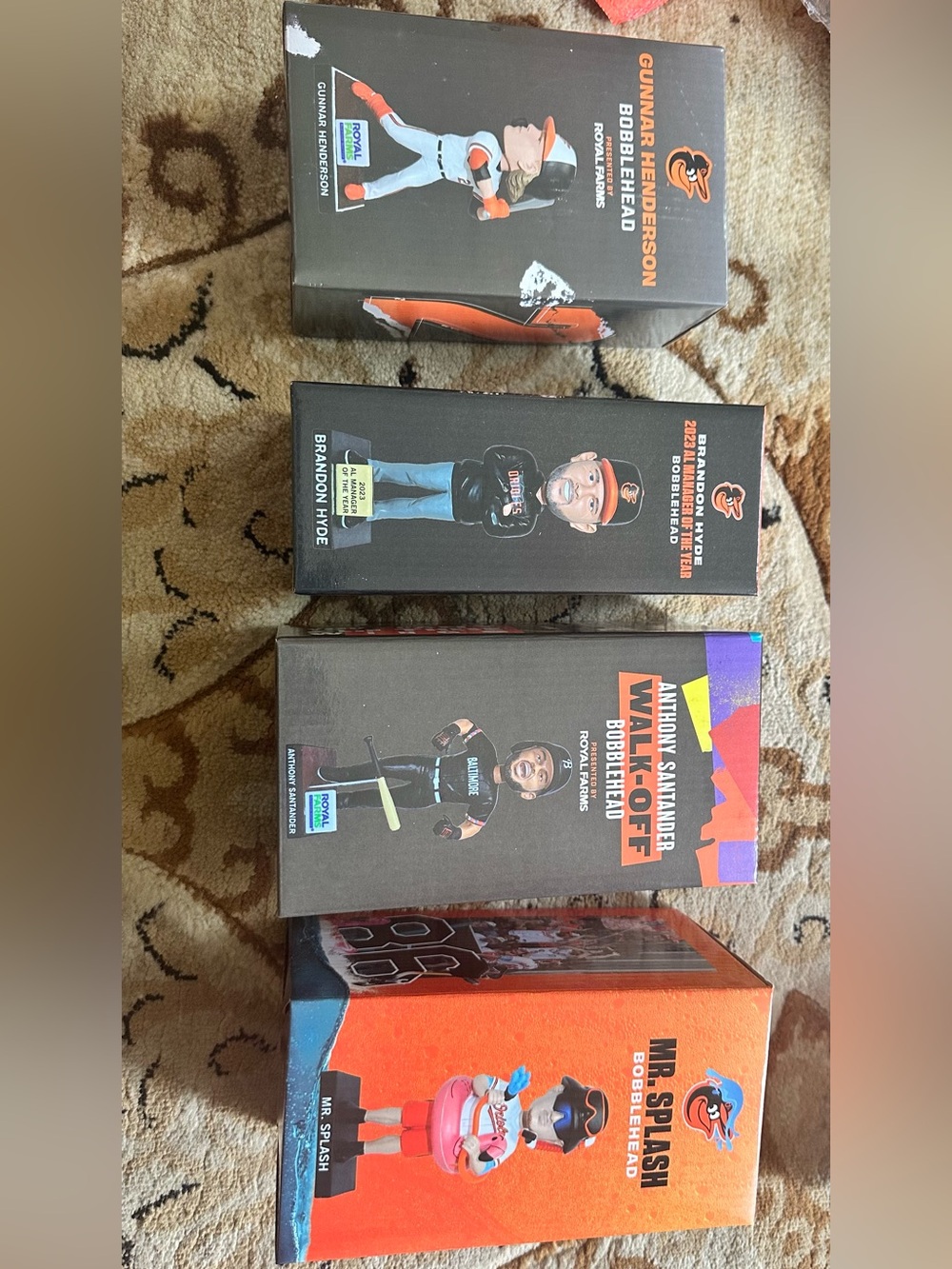 Baltimore Orioles Bobblehead Boxes - Multi Color